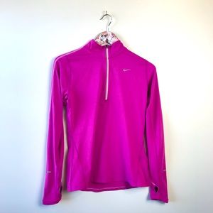 Nike pink athletic track runners jacket.